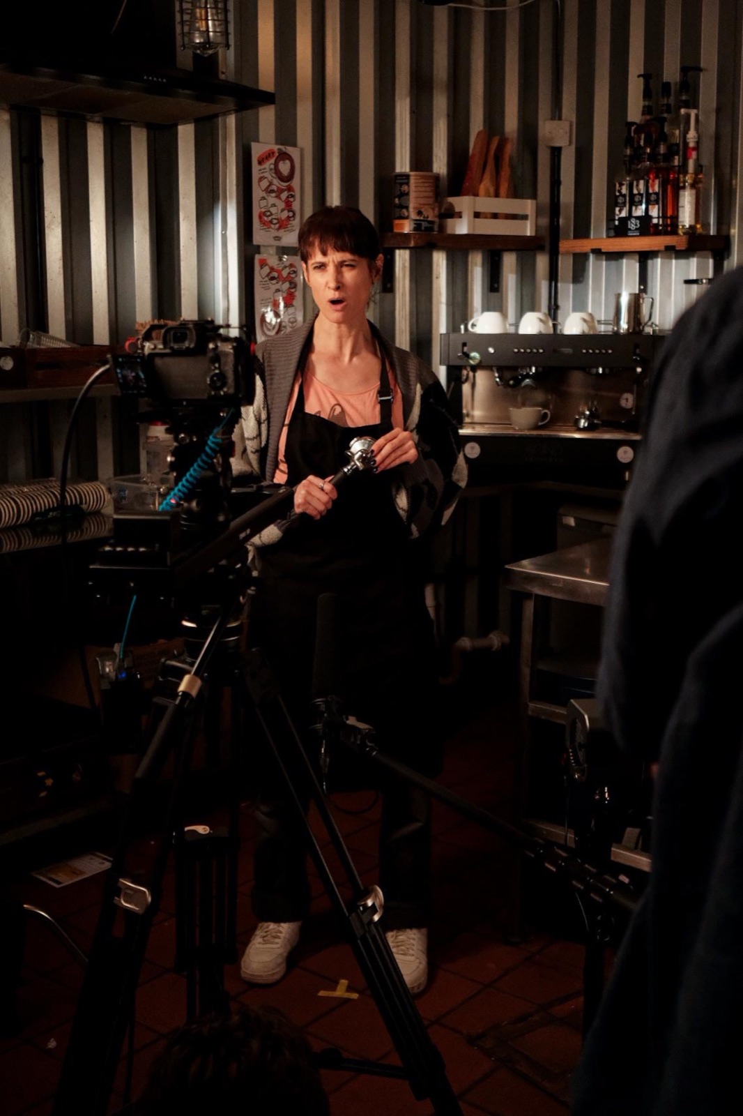 Behind the scenes on Americano Apocalypse, a one-shot short film by Brett Harvey