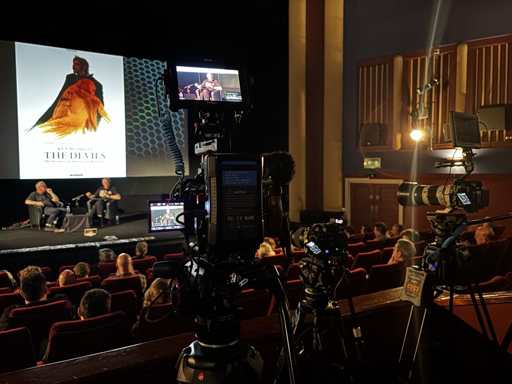Multi-camera coverage of a live theatre event, behind the scenes