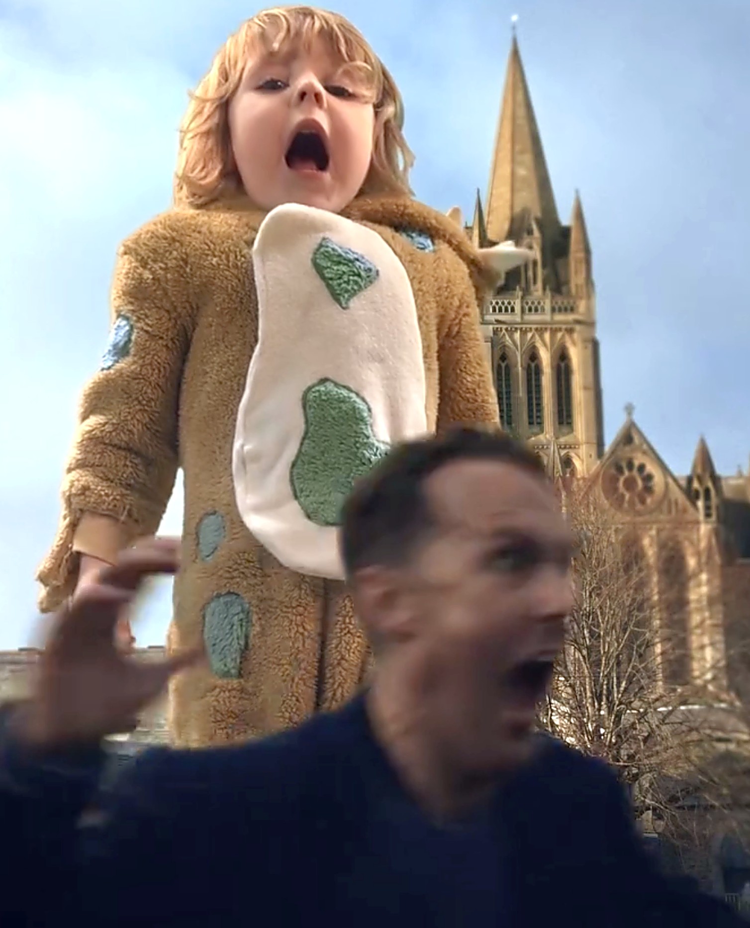 Film still from MORGAWR, a short film by Brett Harvey commissioned by Apple