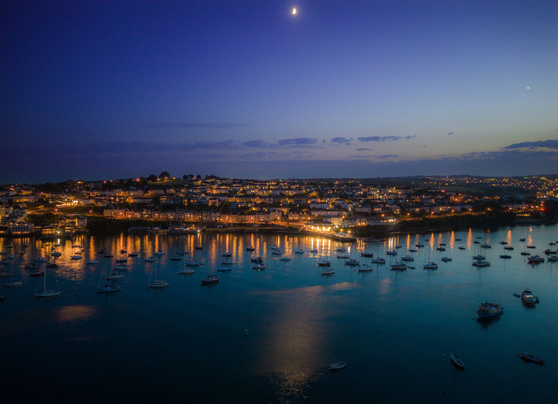 Falmouth Skyline By Drone — photography by Adam Drake Studio, Cornwall