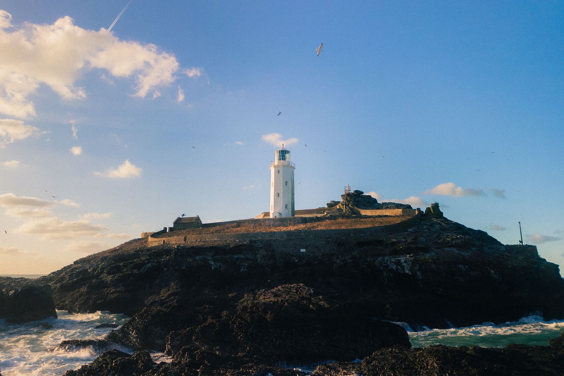 Godrevy Lighthouse — photography by Adam Drake Studio, Cornwall