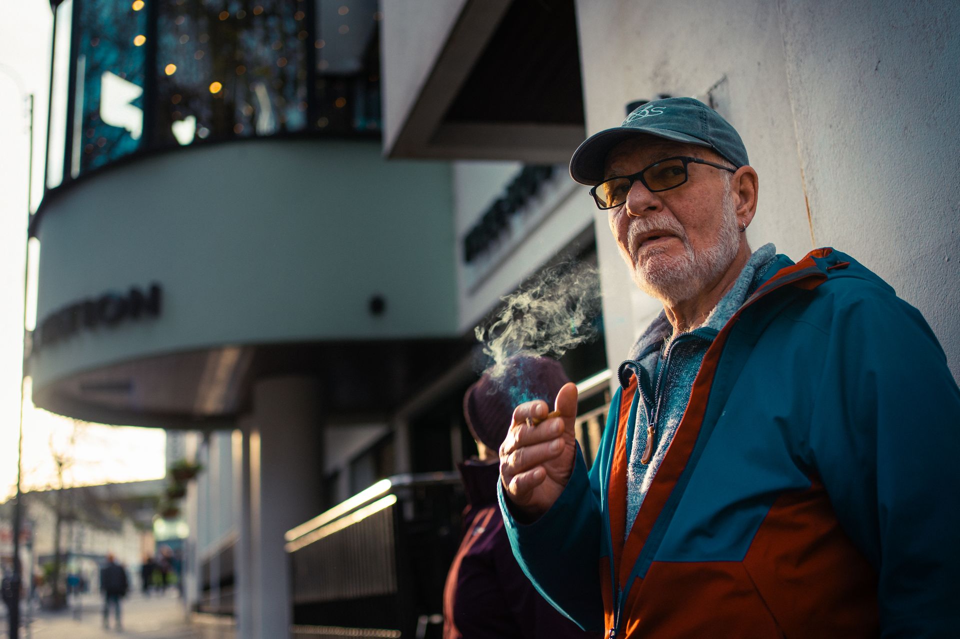 Man Smoking — photography by Adam Drake Studio, Cornwall