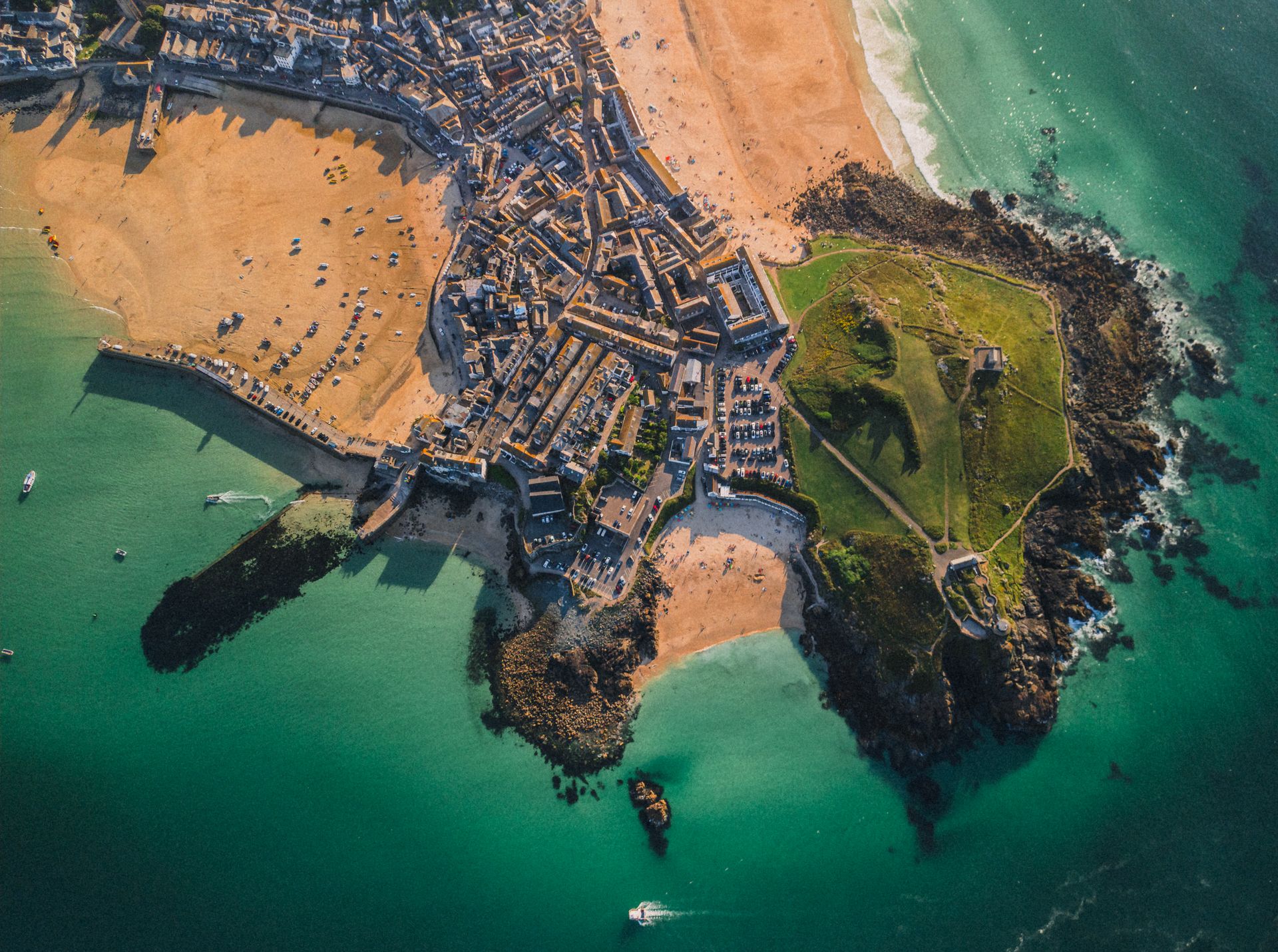 St Ives From Above — photography by Adam Drake Studio, Cornwall