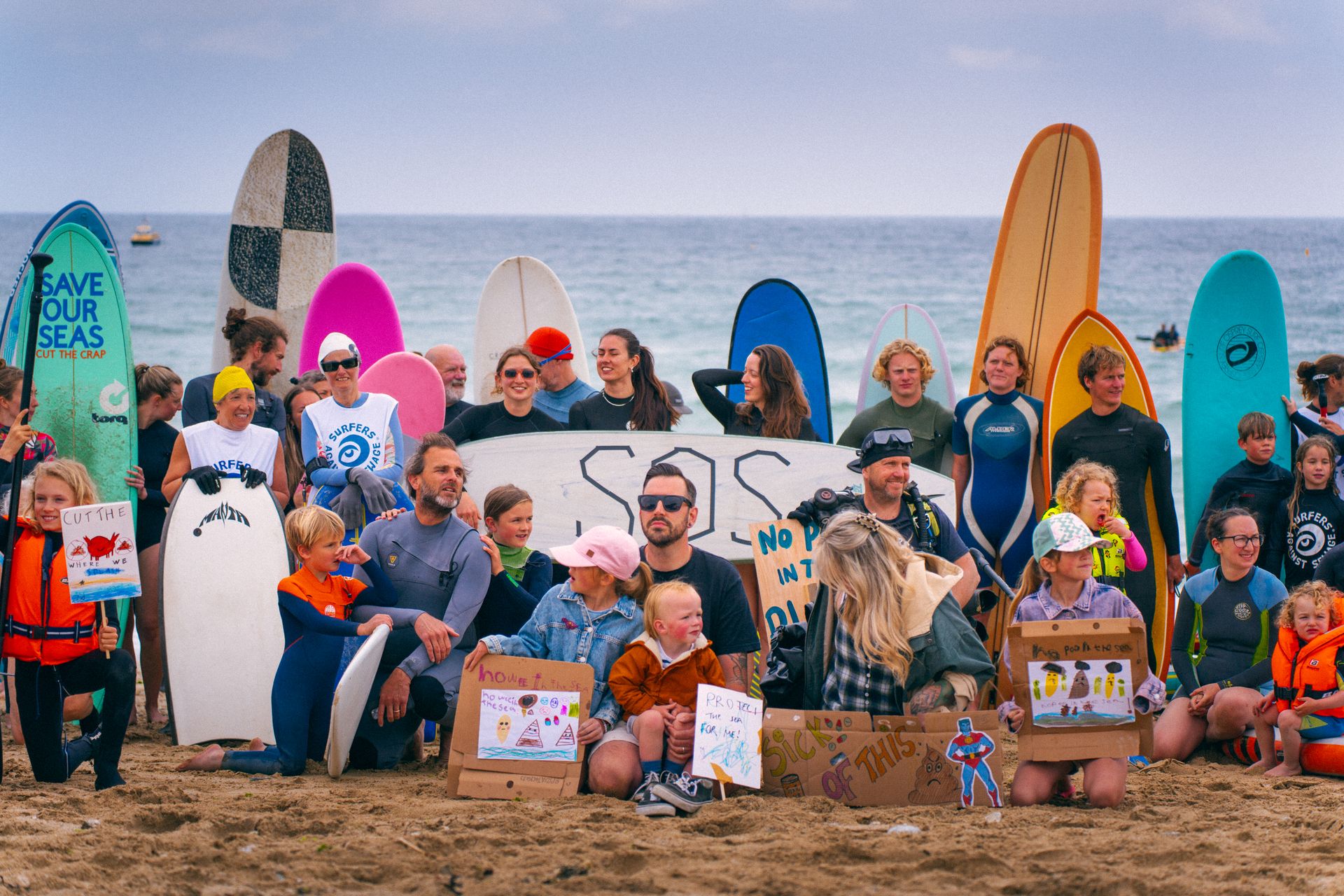 Surfers Against Sewage Protest — Charity & Heritage photography by Adam Drake Studio