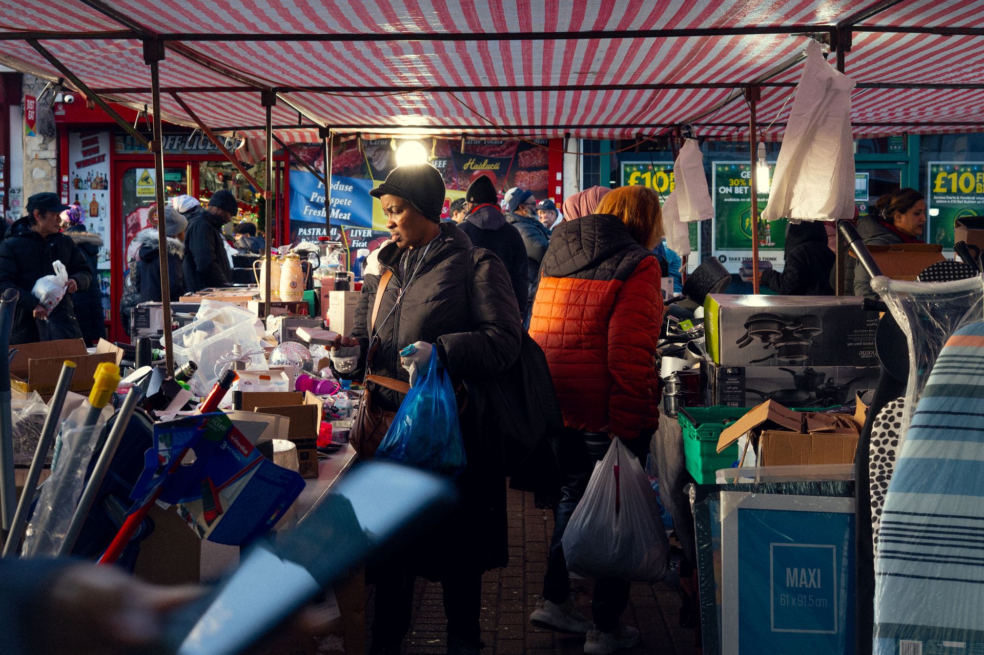 Woman At Barking Market — photography by Adam Drake Studio, Cornwall